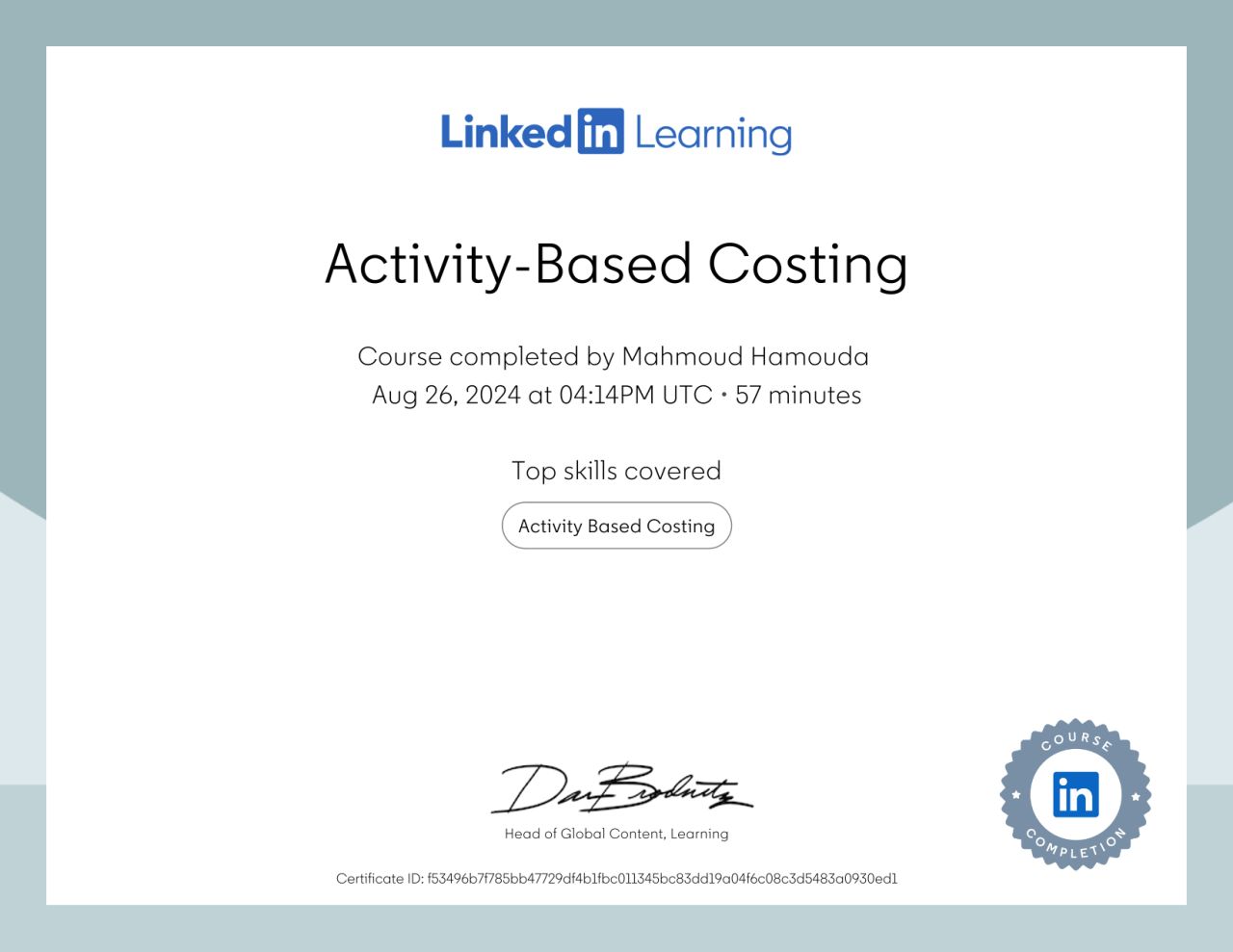 Activity-Based Costing