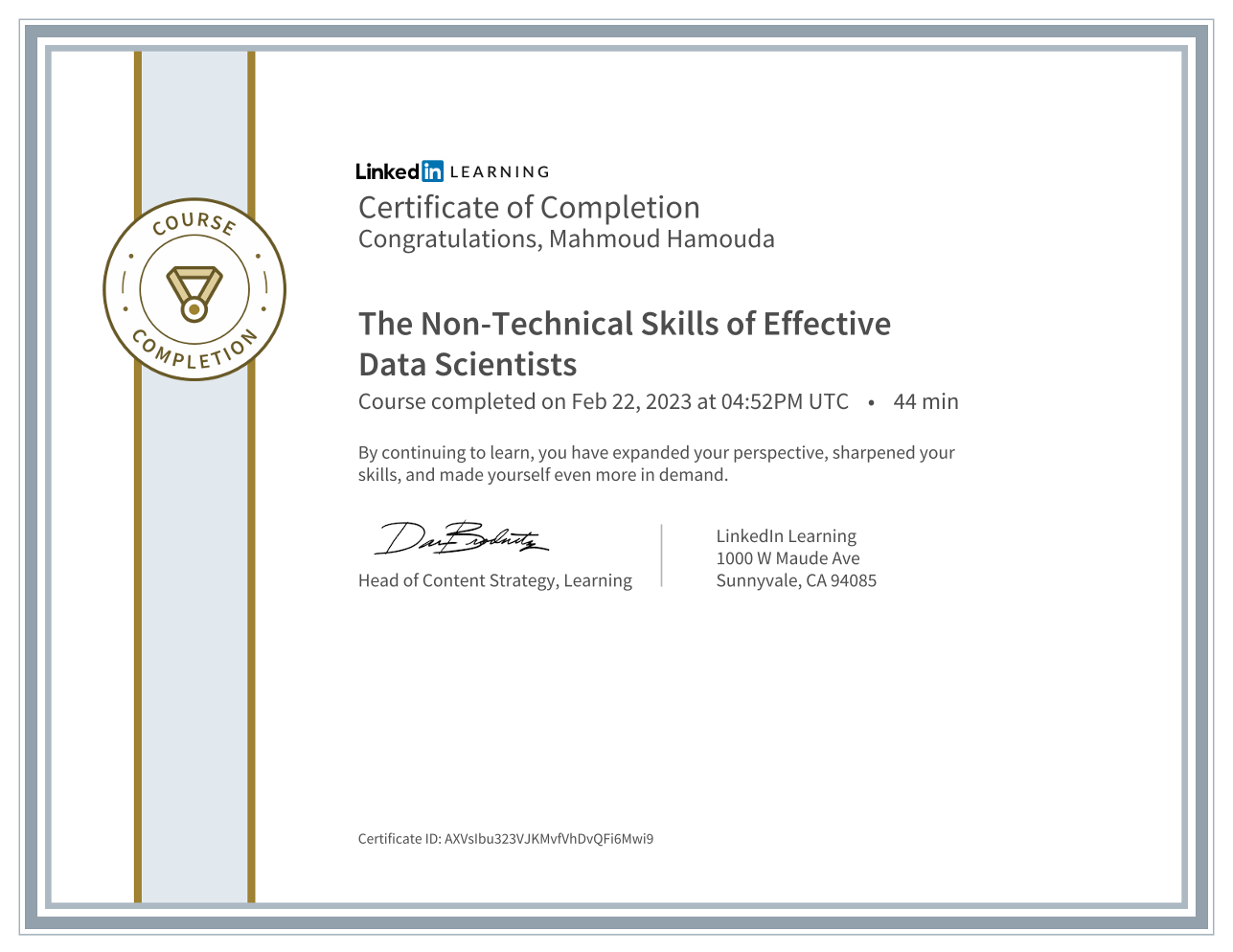 The Non-Technical Skills of Effective Data Scientists