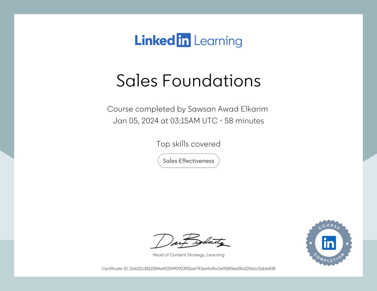 Sales Foundations